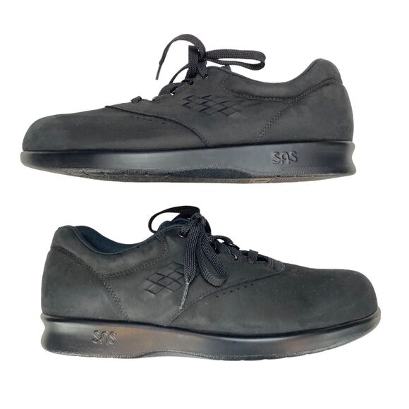 SAS Freetime Walking Sneaker Womens Size 9M Black Leather Upper Lace Up Comfort - Picture 15 of 16